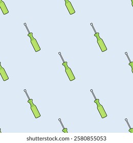 Work tools seamless pattern background. Work tools illustration pattern. Work tools, industry background. Perfect for fabrics, print, textile, wallpaper, and decor. SSTKbackgrounds