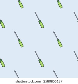 Work tools seamless pattern background. Work tools illustration pattern. Work tools, industry background. Perfect for fabrics, print, textile, wallpaper, and decor. SSTKbackgrounds