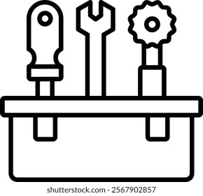 Work Tools vector icon. Can be used for printing, mobile and web applications.