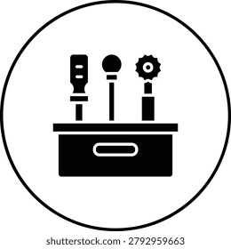 Work Tools vector icon. Can be used for printing, mobile and web applications.