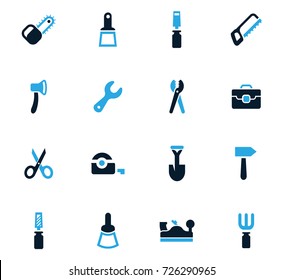 Work tools vector icons for user interface design