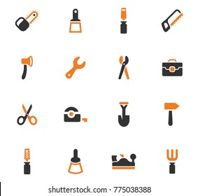 Work tools vector icons for user interface design