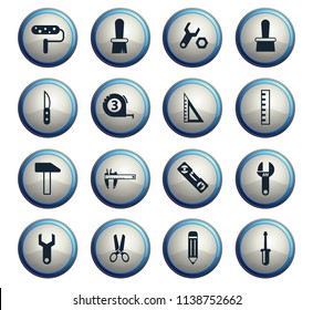 work tools vector icons for web and user interface design