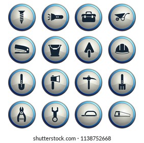 work tools vector icons for web and user interface design