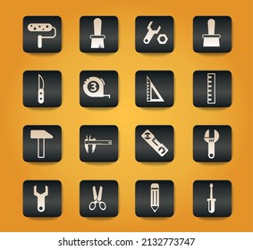 work tools vector icons for web and user interface design