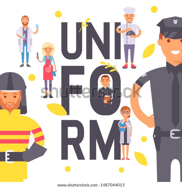 Work Uniform Banner Web Design Vector Stock Vector Royalty Free