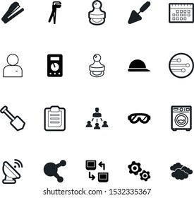 work vector icon set such as: clock, climate, motion, reminder, month, download, cell, stapler, hosting, front, washer, perfect, clipboard, trowel, school, editable, modern, pen, app, ammeter