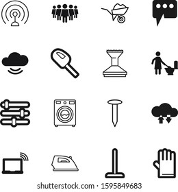work vector icon set such as: transportation, electric, men, phone, nail, water, storage, appliance, creative, music, crowd, fetlock, person, rubber, manager, corporate, exchange, leadership, wi