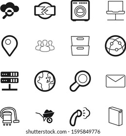 work vector icon set such as: measuring, wheel, service, pin, e-mail, bag, open, management, orbit, postage, electrical, building, database, mark, human, leader, spoon, seasonal, abstract, front