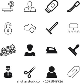work vector icon set such as: transfer, estate, leader, education, organization, gardening, apron, pyramid, hairdresser, flow, cut, physician, garden, ui, simple, stethoscope, rake, old, medic