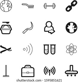 work vector icon set such as: net, vacuum, field, hospital, gardening, brush, blue, data, access, document, pruner, glass, workout, weight, scissors, scrub, cutter, account, wheat, cut, office