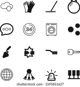 work vector icon set such as: mason, metal, laundry, wall, safe, household, lock, spatula, medical, document, hosting, navigation, simple, latex, urgency, broom, bubble, trowel, fit, system, server