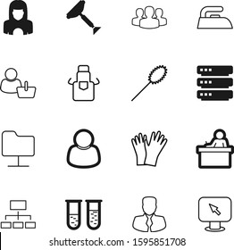 work vector icon set such as: girl, tie, broom, online, barbecue, cloud, organization, collection, hot, pyramid, vial, pc, arrow, electronics, servant, colorful, room, security, folder, doodle
