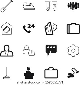 Work Vector Icon Set Such As: Ironing, Secretary, Logo, Finance, Mop, Market, Smart, Mark, Gear, Metal, Support, Staff, Machine, School, Baggage, Dust, Blood, Gears, Color, Day, Badge, Healthcare