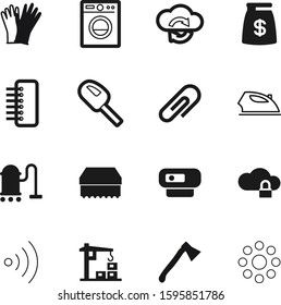 work vector icon set such as: dna, flatiron, broadband, wifi, clean, lift, supplies, school, education, iron, fingerprint, gateway, office, bag, bank, wi-fi, gloves, cleanup, investment, drum
