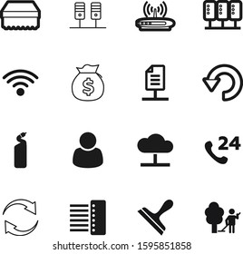 work vector icon set such as: bank, concept, picking, 7, way, waste, restart, call, wash, scraper, bottle, recycling, media, kitchen, left, save, pictogram, construction, shopping, bath, bag, loop