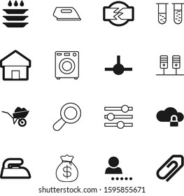 Work Vector Icon Set Such As: Cart, Steel, Nobody, Cottage, Music, Search, Washer, Heat, Wave, Verify, School, Save, Wealth, Set, Bank, Broken, Office, User, Backgrounds, Profile, Look, Add, Large