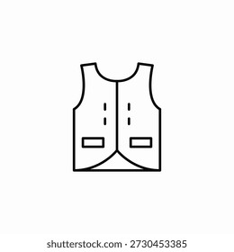 work vest icon sign vector