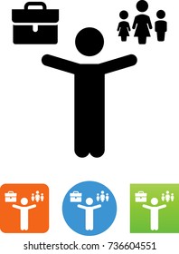 Work Vs. Life Icon