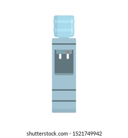 Work water cooler icon. Flat illustration of work water cooler vector icon for web design