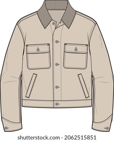 WORK WEAR JACKETS AND BOMBER FOR MEN AND BOYS VECTOR
