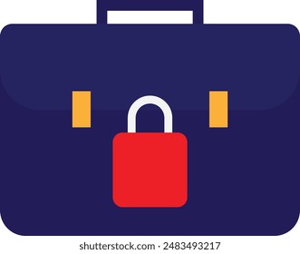 Icono de trabajo de inversión Workaholic Ilustración plana de Vector