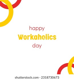 Concepto de vacaciones de día laboral. Plantilla para fondo, banner, tarjeta, cartel, camiseta con inscripción de texto