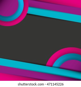 workart geometric colors style vector isolated design