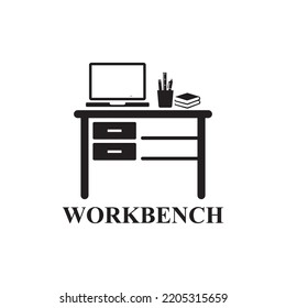 workbench icon , desk icon vector