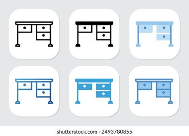 Workbench icons with various design styles
