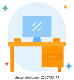 Workbench Setup icon illustration, for uiux, infographic, etc