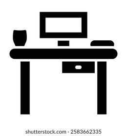 Workbench Vector Glyph Icon Vector Design