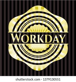 Workday gold emblem