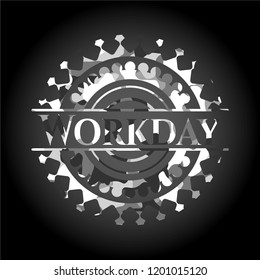  Workday grey camo emblem