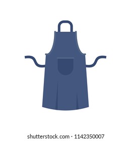 Worker apron icon. Flat illustration of worker apron vector icon for web isolated on white