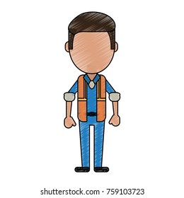 Worker avatar full body