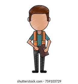 Worker avatar full body