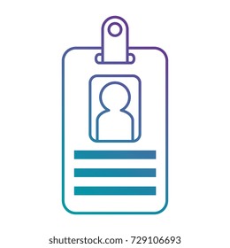 worker badge isolated icon
