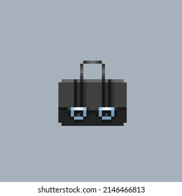 worker bag in pixel style