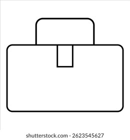 Worker briefcase icon on white background vector
Vector business icon