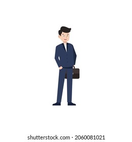 worker business man character style vector illustration design eps.10
