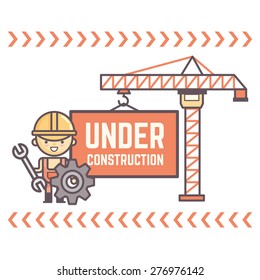 worker character display message under construction