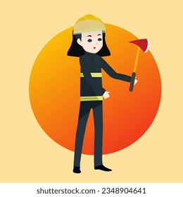 Worker character illustration background. Labour day illustration background