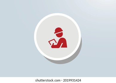 Worker Compensation Icon Vector Design