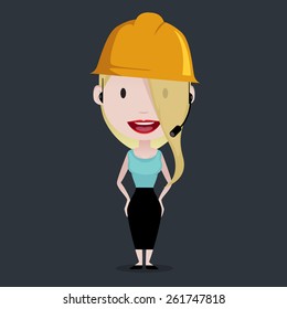 Worker concept illustration