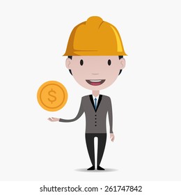 Worker concept illustration