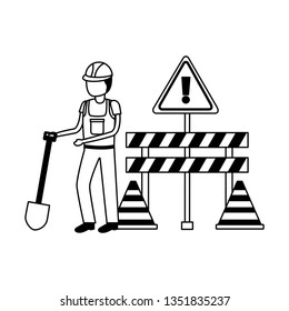 worker construction equipment