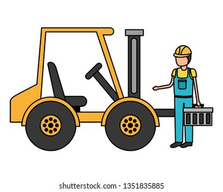 worker construction equipment