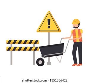 worker construction equipment