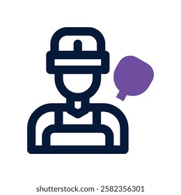 worker cost dual tone icon. vector icon for your website, mobile, presentation, and logo design.